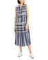 Charter Club Womens Cotton Sleeveless Midi Dress